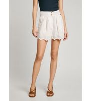 pepe jeans para mujer pl801158 short douce blanco xl casual algodon