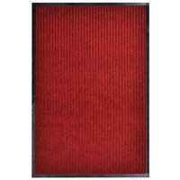 felpudo rojo 117x220 cm pvc vidaxl