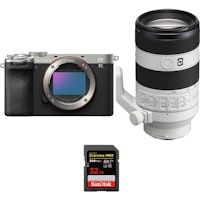 a7c ii silver  fe 70-200mm f4 macro g oss ii  1 sandisk 32gb extreme pro uhs-ii sdxc 300 mbs  p