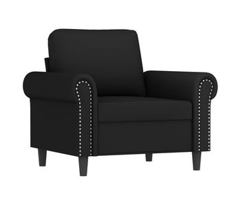 Vidaxl sillón de terciopelo negro 60 cm