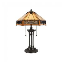 lampara de mesa tiffany indus
