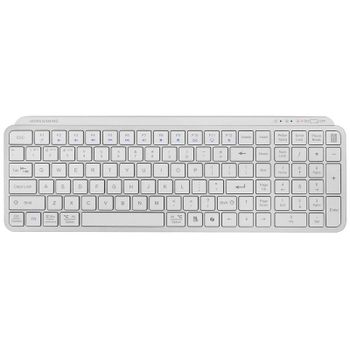 Mars Gaming MK-SILENKEYS Teclado Inalámbrico Full-Format Perfil Bajo PC/Mac Español Blanco