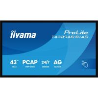 panel interactivo iiyama t4329as-b1ag 4k 425 led 20 puntos tactiles android wifi 247