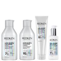 redken acidic bonding concentrate shampoo 300ml conditioner 300ml leave-in treatment 150ml and 247 night  day serum bundle