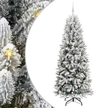 Árbol De Navidad Artificial Blanco 210 Cm Vidaxl