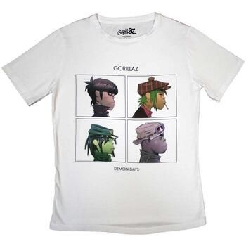 Gorillaz Camiseta manga larga Den Days para mujer