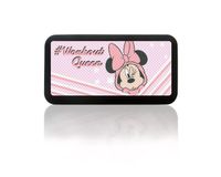 ert group patron de disney con licencia minnie 001 altavoz bluetooth altavoz portatil de 3 w microfono integrado y radio fm ranura para tarjeta micro sd bateria recargable