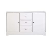 mueble de comedor aparador salon ottavia estilo contemporaneo 2 puertas 3 cajones color blanco 120 cm
