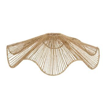 Pantalla De Lámpara Gino Redonda, 78 Cm De Diámetro, Color Beige - Atmosphera Createur D'interieur