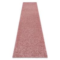 alfombra alfombra de pasillo soffi shaggy 5cm rosado - para la cocina 70x250 cm