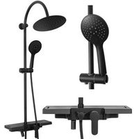 conjunto de ducha rea vigo negro