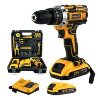 atornillador inalambrico de bateria 21v linea hd 2 baterias de litio 1350rpm 3 funciones y 2 velocidades herramienta