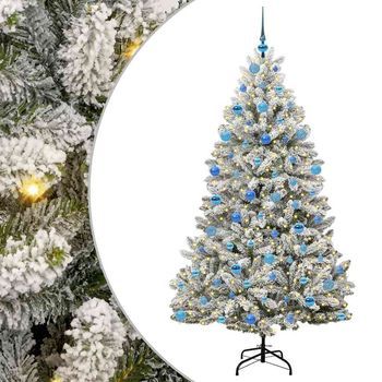 Árbol De Navidad Artificial 180 Cm 300 Led Blanco Cálido Vidaxl