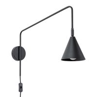 aplique de pared naon negro