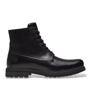 Timberland para hombre. TB0A2N2GW021 Botines de piel Stormbucks negro (43), Plano, Cremallera, Casual