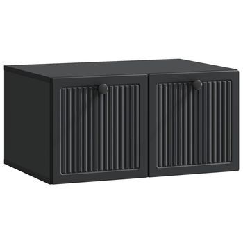 Mueble Para Tv De Pared Negro 59,5 X 41 X 30 Cm Vidaxl
