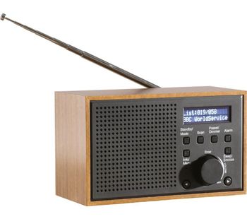 DAEWOO AVS1322 Portable DAB+/FM Retro Radio - Grey, Grey