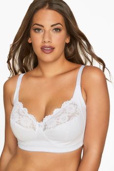 Sujetador Blanco Sin Aros Ni Relleno Superventas