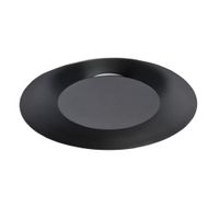 plafon led redondo en metal negro diam345cm