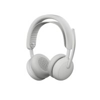 auriculares logitech zone wireless 2 inalambricos bluetooth con cancelacion activa de ruido y microfono uso profesional color blanco