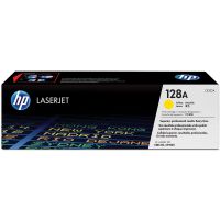 hp 128a toner original laserjet amarillo