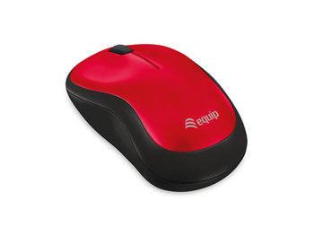 MOUSE INALAMBRICO EQUIP COMFORT WIRELESS MOUSE 1200DPI COLOR ROJO