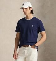 polo ralph lauren para hombre 710963492001 camiseta de pique elastico classic fit marino s casual algodon manga corta