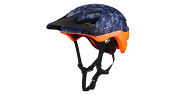 Casco de bicicleta de montana cairn rift mips azul naranja
