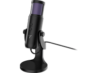 microfono - isy imi-2000 usb-a con iluminacion multiplataforma negro