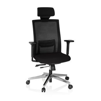 Silla De Oficina, Sillón De Dirección Captiva Tela / Tejido De Malla Negro
