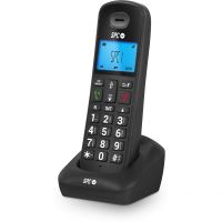 spc gossip 2 telefono inalambrico dect negro