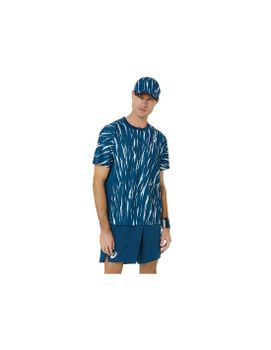 Camiseta de Tenis ASICS Game Ss Top Hombre Azul