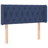 cabecero  panel de cabecero  decoracion de pared de tela azul 103x16x7888 cm