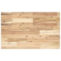 encimera tocador de bano madera acacia sin tratar 100x50x2 cm vidaxl