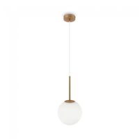 lampara de techo basic form opal oro