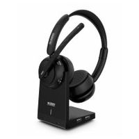 urban factory movee max auriculares inalambrico diadema juego usb tipo a bluetooth base de carga negro