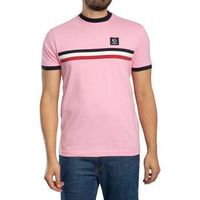 trojan camiseta camiseta con rayas delanteras para hombre