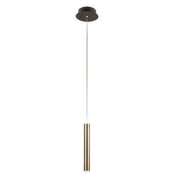 Lámpara Colgante Prado De Latón De Fabas Luce - Led Regulable De 6,5 W, Diseño Moderno