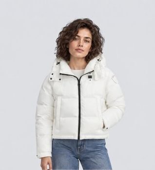 Blauer para mujer. 26WBLDC02071 Chaqueta acolchada Gloria blanco (M), Casual, Poliamida