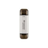 disco duro transcend esd310 2 tb ssd usb 32 gen 1 1050 mbs plata