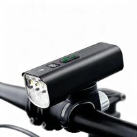 bikight luz de bicicleta antideslumbrante 2000lm recargable por usb-c 4000mah impermeable alcance de 200 m pantalla