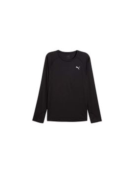 Camiseta de Running Puma M Run Velocity Long, Black, Hombre