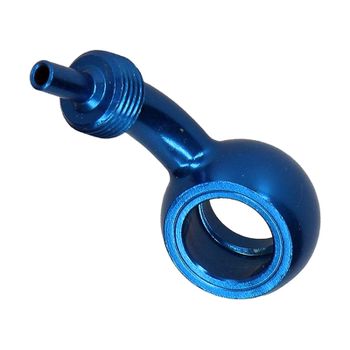 Tornillo banjo racor 10mm Allegri 60° alu azul