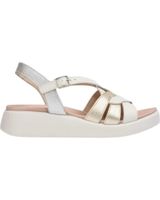 de wonders sandalia paterna c-6530 platino beig-oro-plata