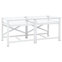 soporte pedestal doble lavadora con estantes extraibles blanco vidaxl