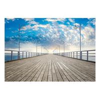 papel pintado 3d - muelle 350x245 cm