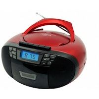 sunstech cxum53 sistema estereo portatil 1 w rojo