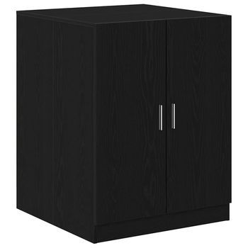 Armario Para Lavadora Roble Negro 70,5 X 71,5 X 91,5 Cm Vidaxl