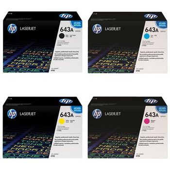 Original Multipack HP Colour LaserJet 4700n Printer Toner Cartridges (4 Pack) -Q5950A