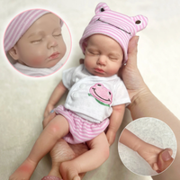 33cm boca abierta cuerpo completo silicona loulou nina y nino recien nacido bebe de silicona cuerpo entero regalos realistas hechos a mano para ninos